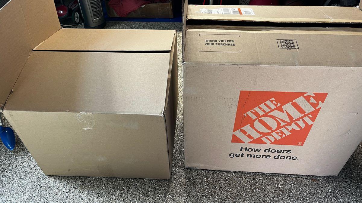 2 large Moving Boxes - free