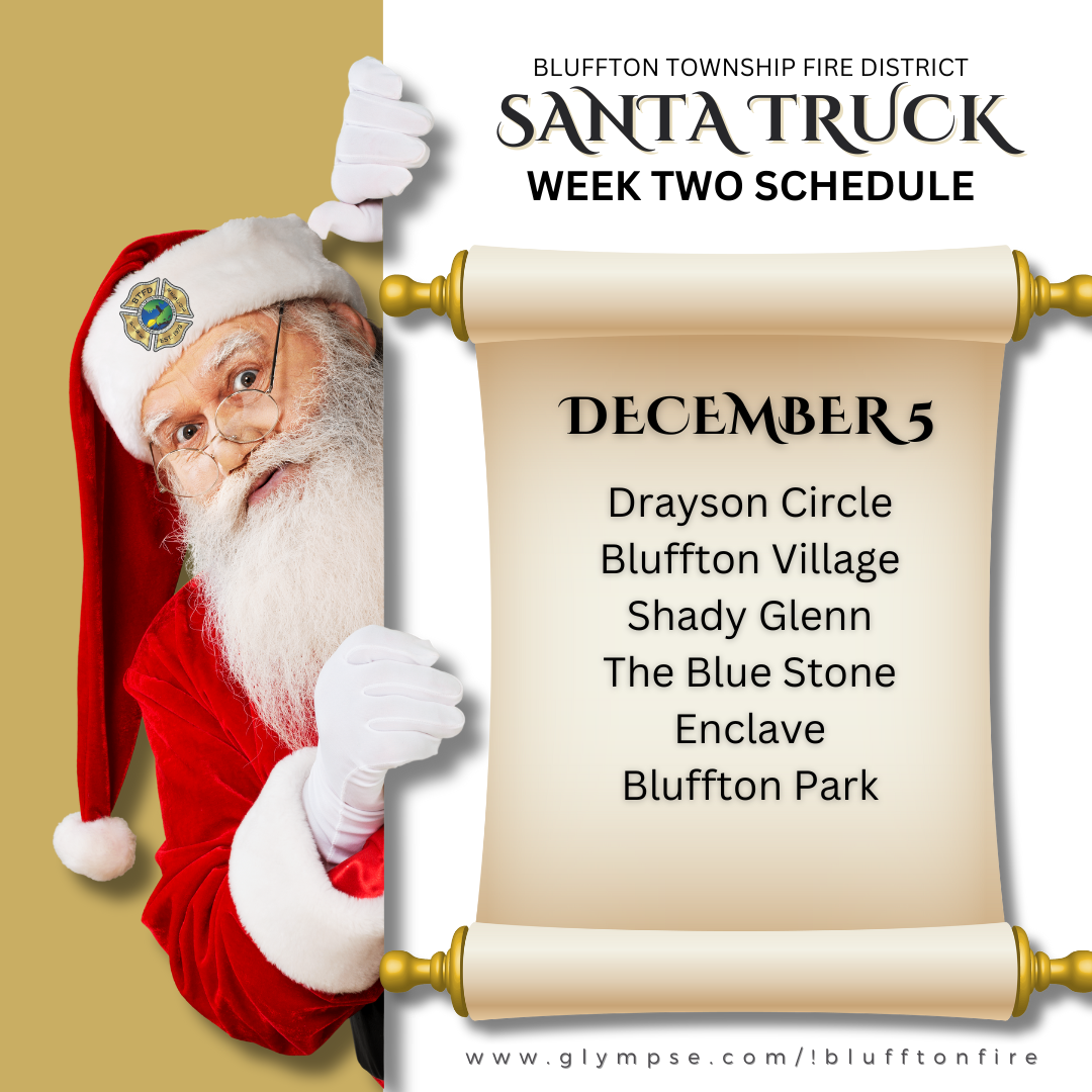 BTFD "12 Days of Christmas" - Week 2 of 3 (Bluffton Township Fire District)  &mdash; Nextdoor — Nextdoor