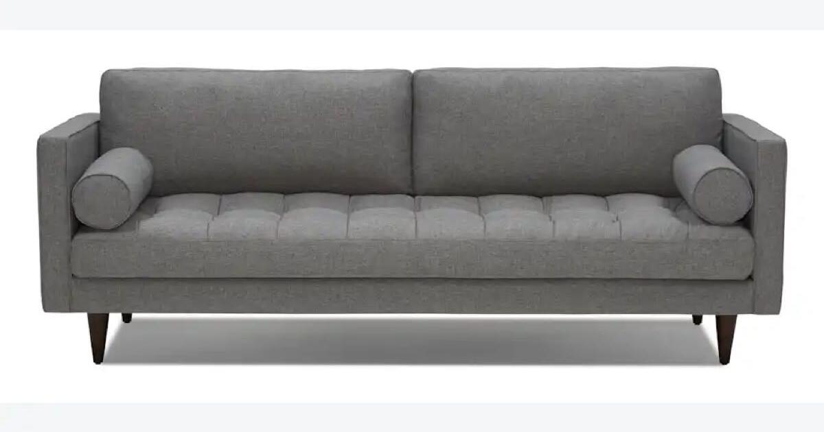 Joybird Midcentury grey sofa obo. Originally 1400 for Free in Atlanta