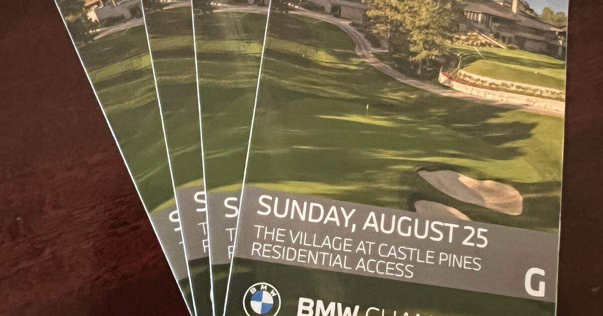 BMW Championship Tickets - Sunday, August 25 in Castle Rock, CO | For ...