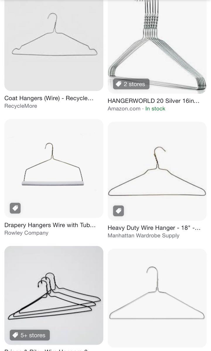 Coat Hangers (Wire) - RecycleMore