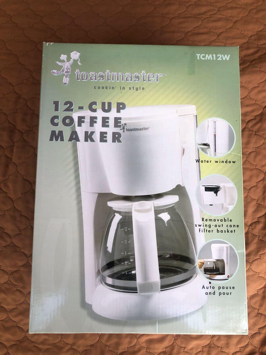 TOASTMASTER TCM12W 12-Cup Digital Coffeemaker