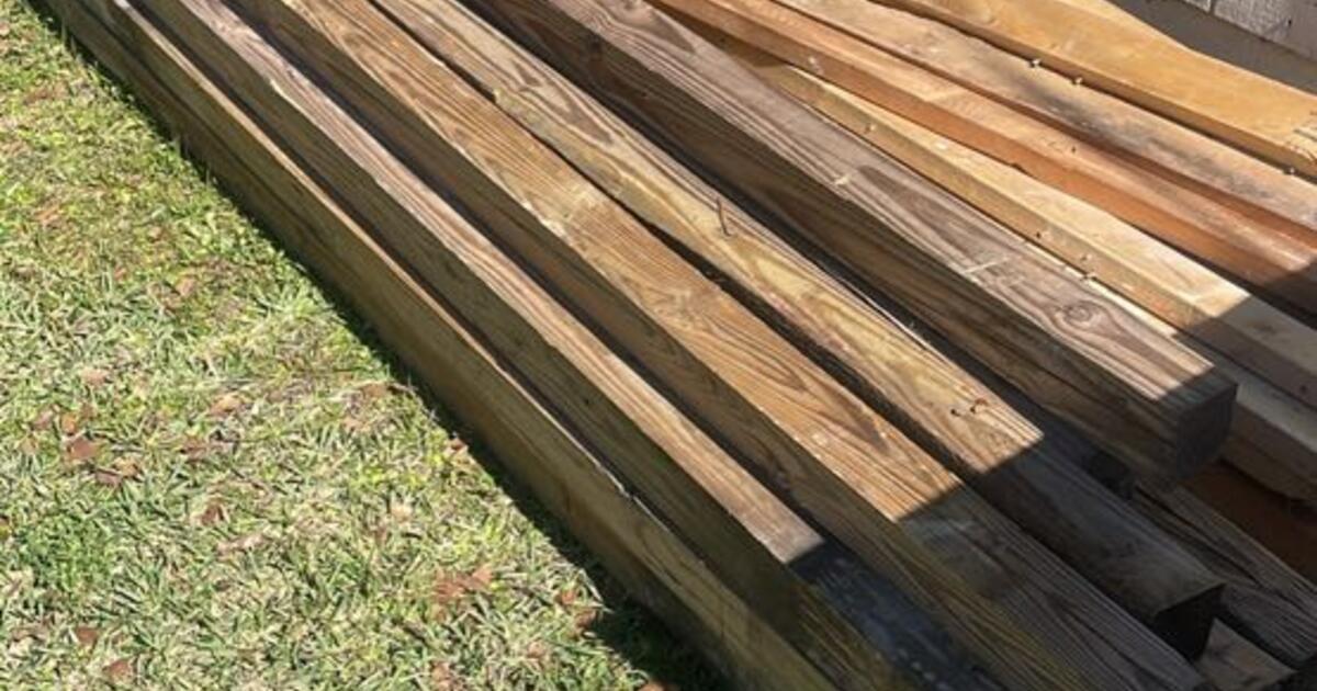 16 - 4x4 pressure treated posts for $150 in Jacksonville, FL | For Sale ...