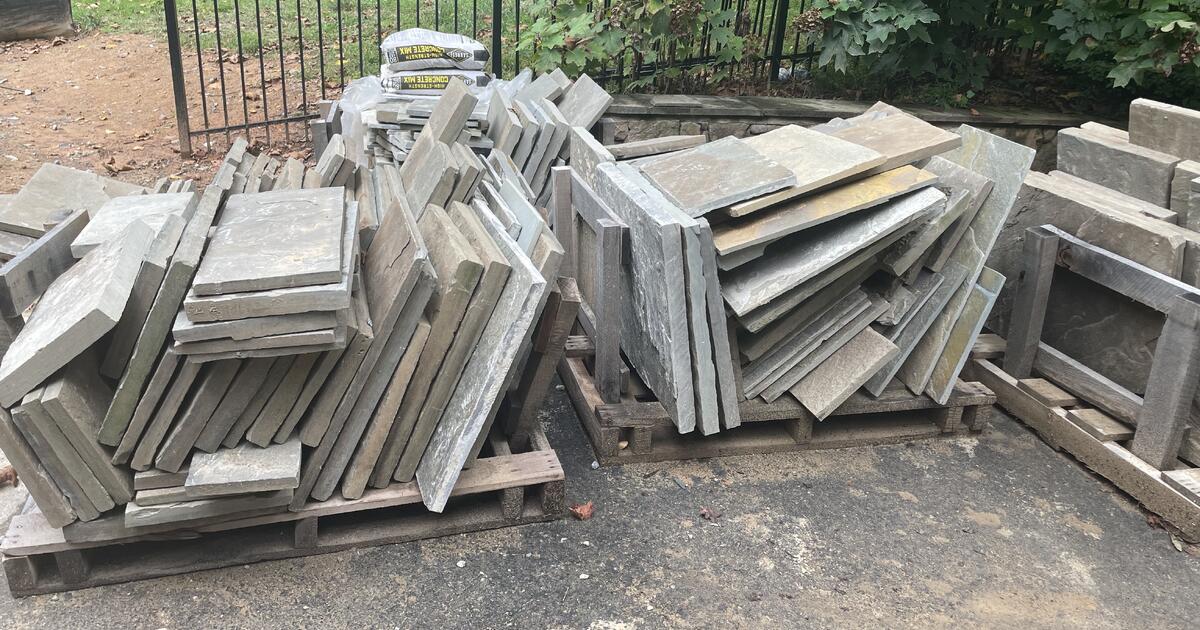 Pending pick up flagstone pavers 4 pallets for free in mclean va
