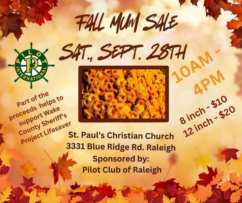 Fall Mum Sale