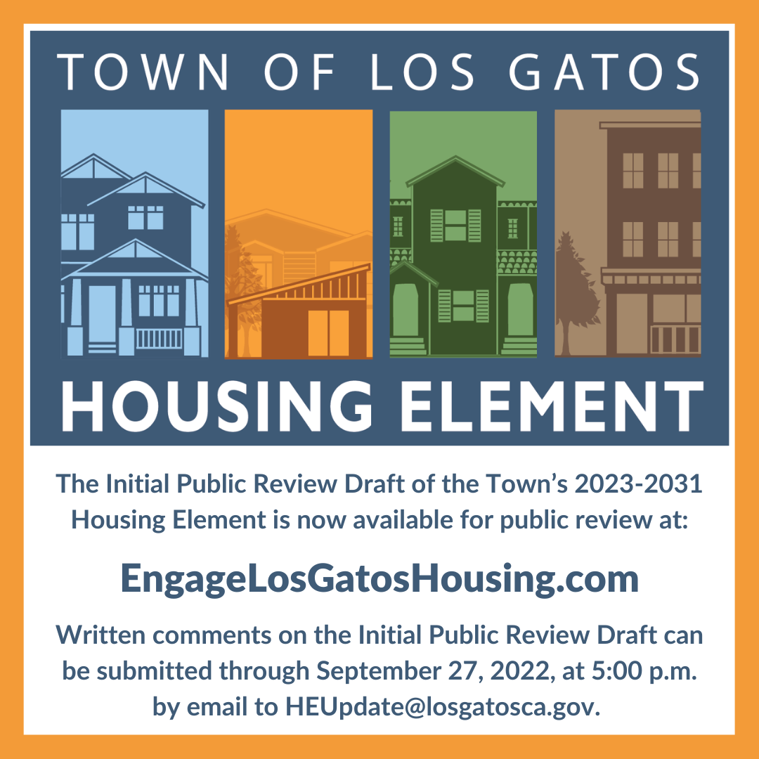 Initial Public Review Draft of the 20232031 Housing Element Now