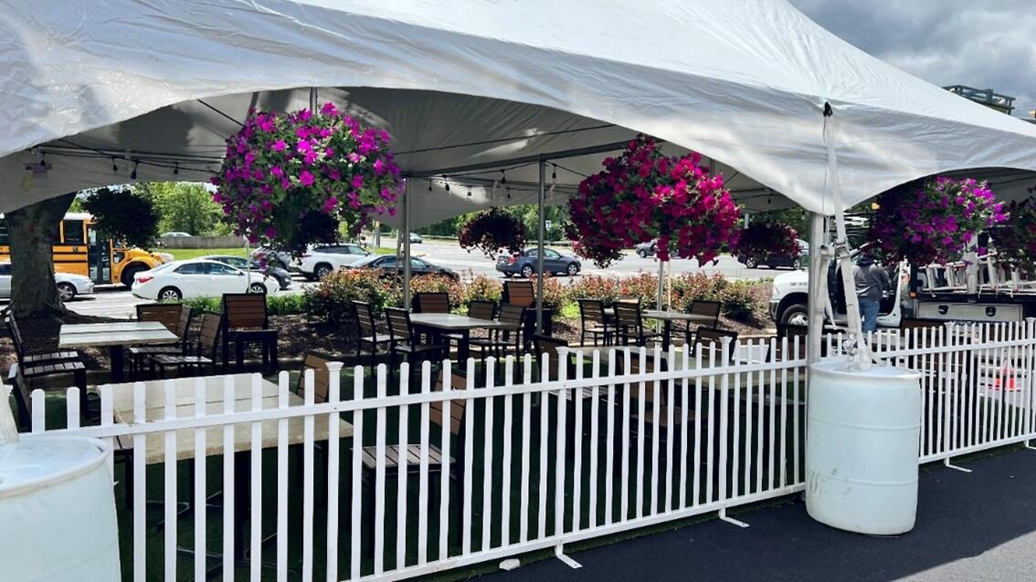 The county's outdoor dining program is now permanent! (Fairfax County