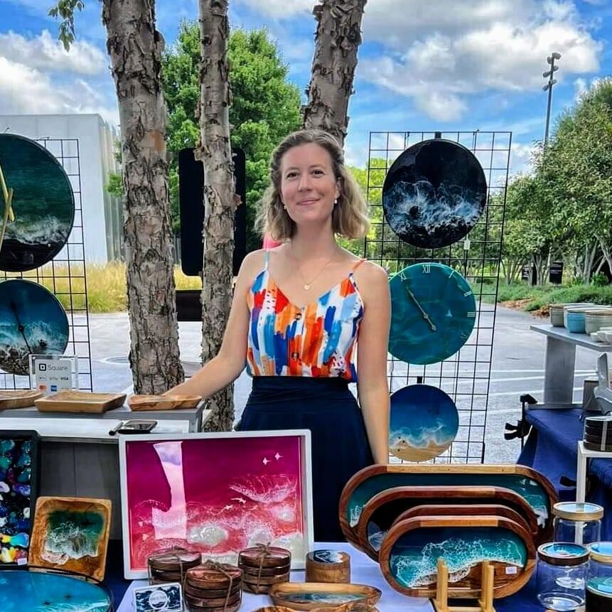Local artist-hand painted unique gifts, nature inspired