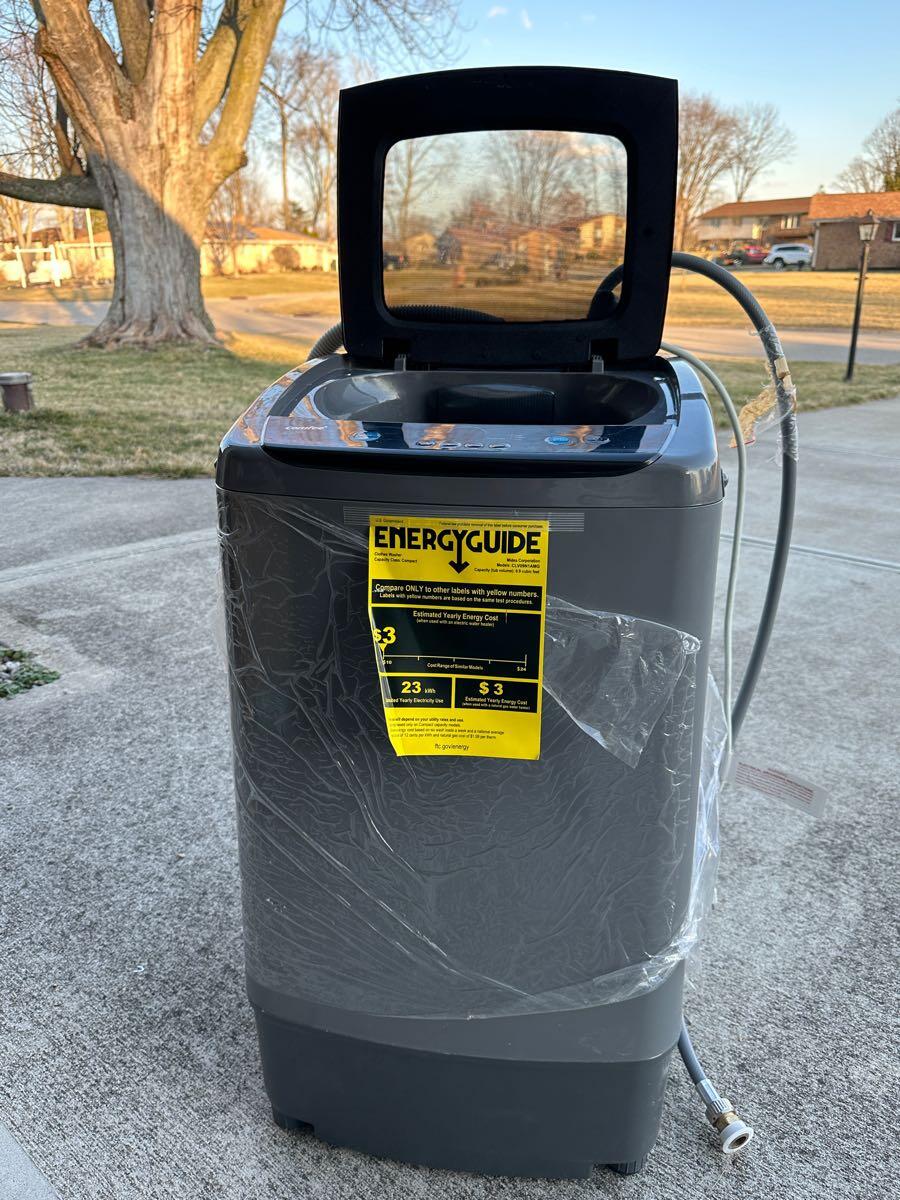 Comfee Portable Washing Machine, 0.9 cu.ft Compact Washer, Space Saving