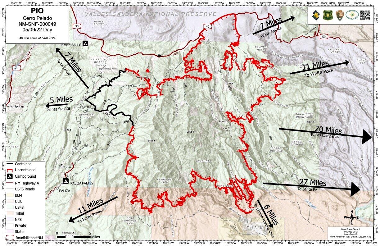 Cerro Pelado Fire - Location Map (Sandoval County) — Nextdoor — Nextdoor