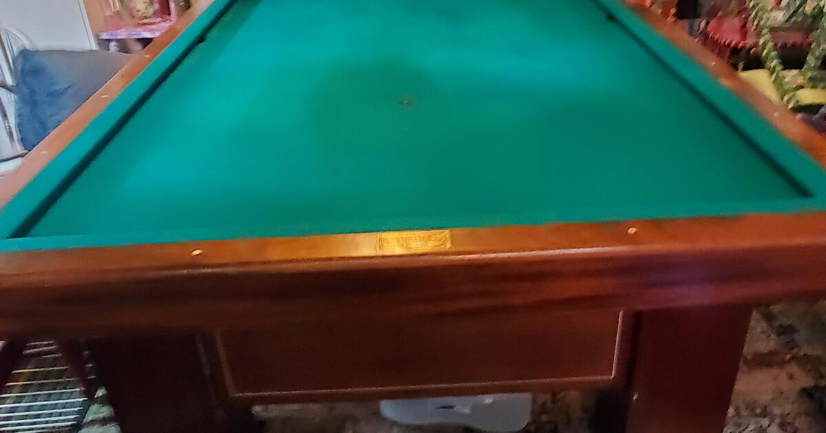 9ft Billiard Table Antique and refurbished (Pocketless) (Originally
