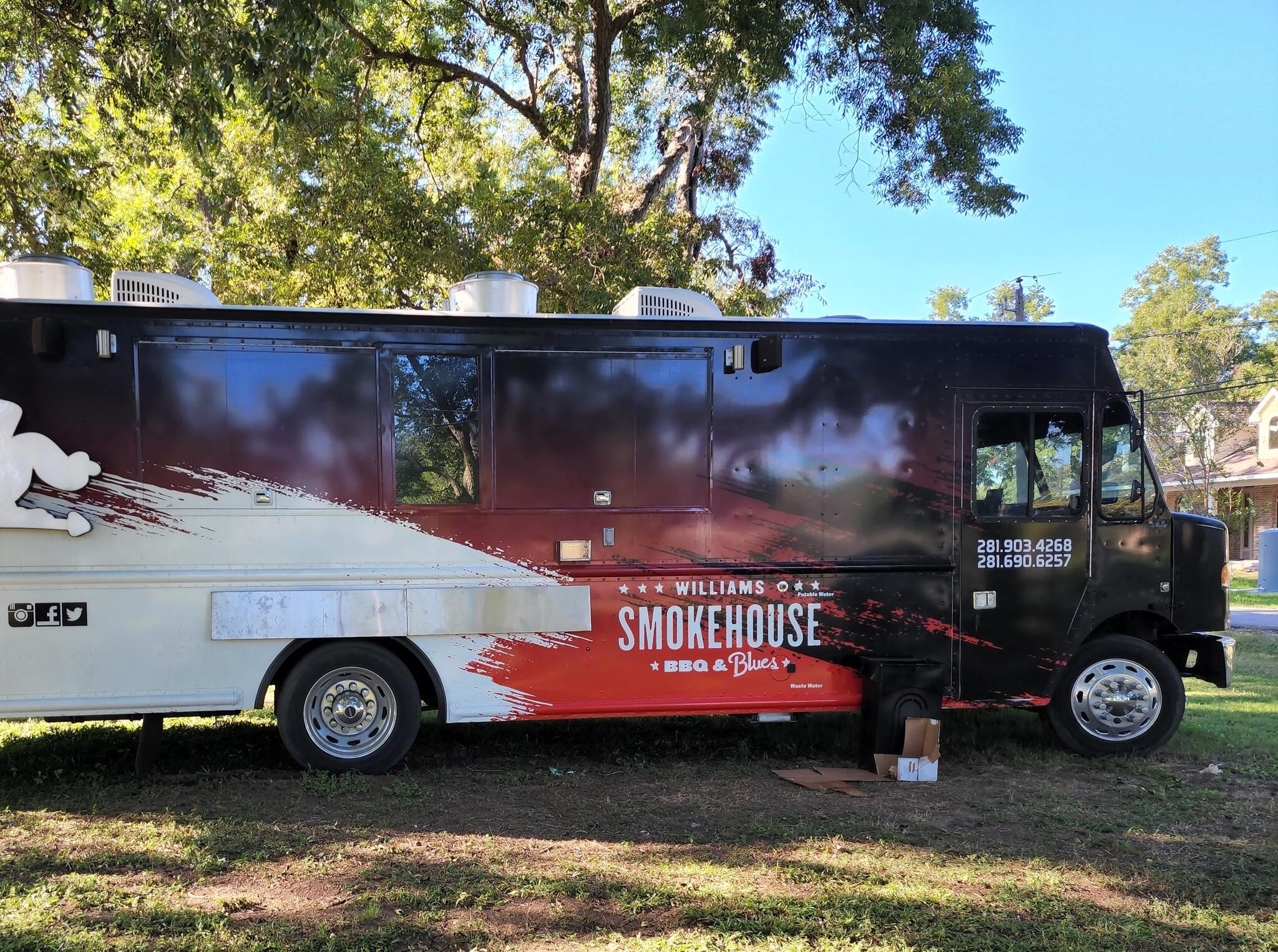 Williams Smokehouse BarBQue Food Truck will be serving for Richmond's