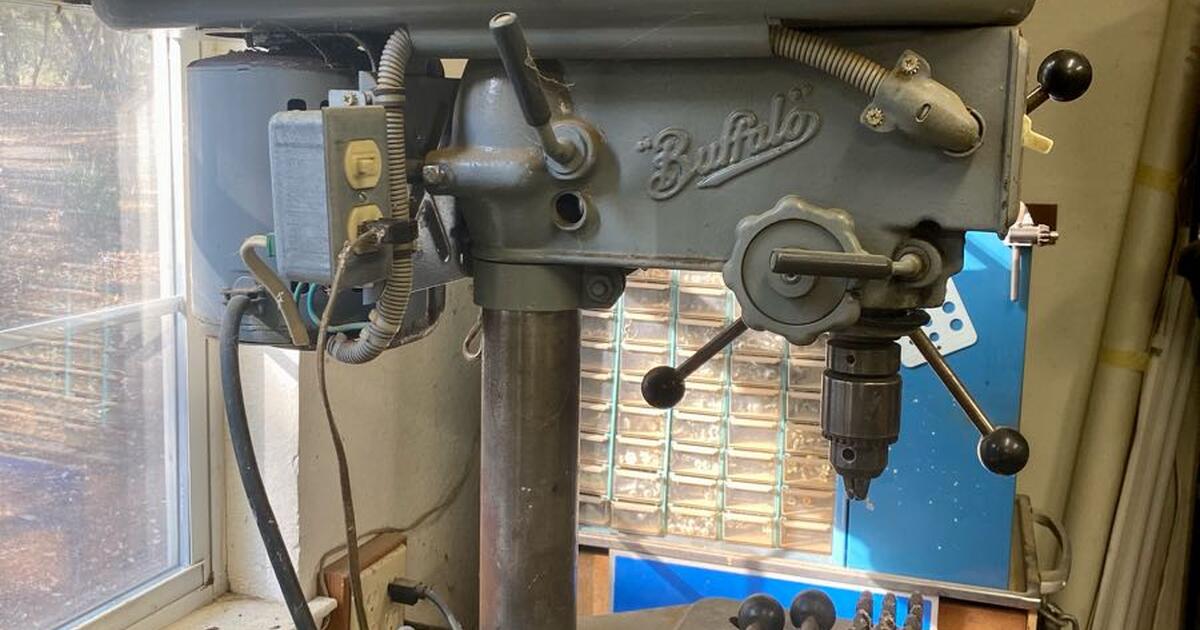 Vintage Buffalo Drill Press and Table for 300 in Shingle Springs, CA For Sale & Free — Nextdoor