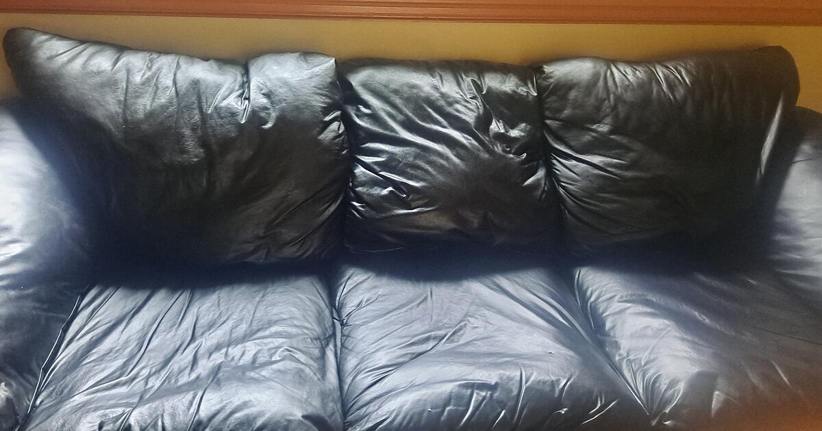 Free leather couch. No rips. You haul. for Free in Knoxville, TN
