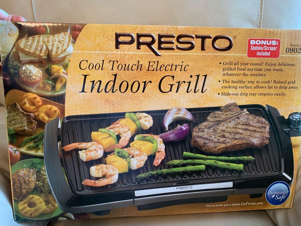 presto cool touch electric indoor grill