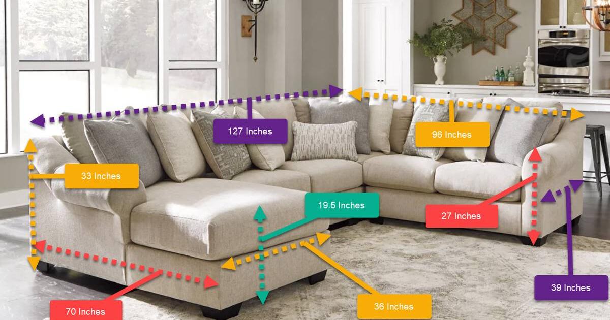 Ashley Furniture Sectional Carnaby 4 Piece Sectional with Chaise for 1260 in Oshkosh, WI