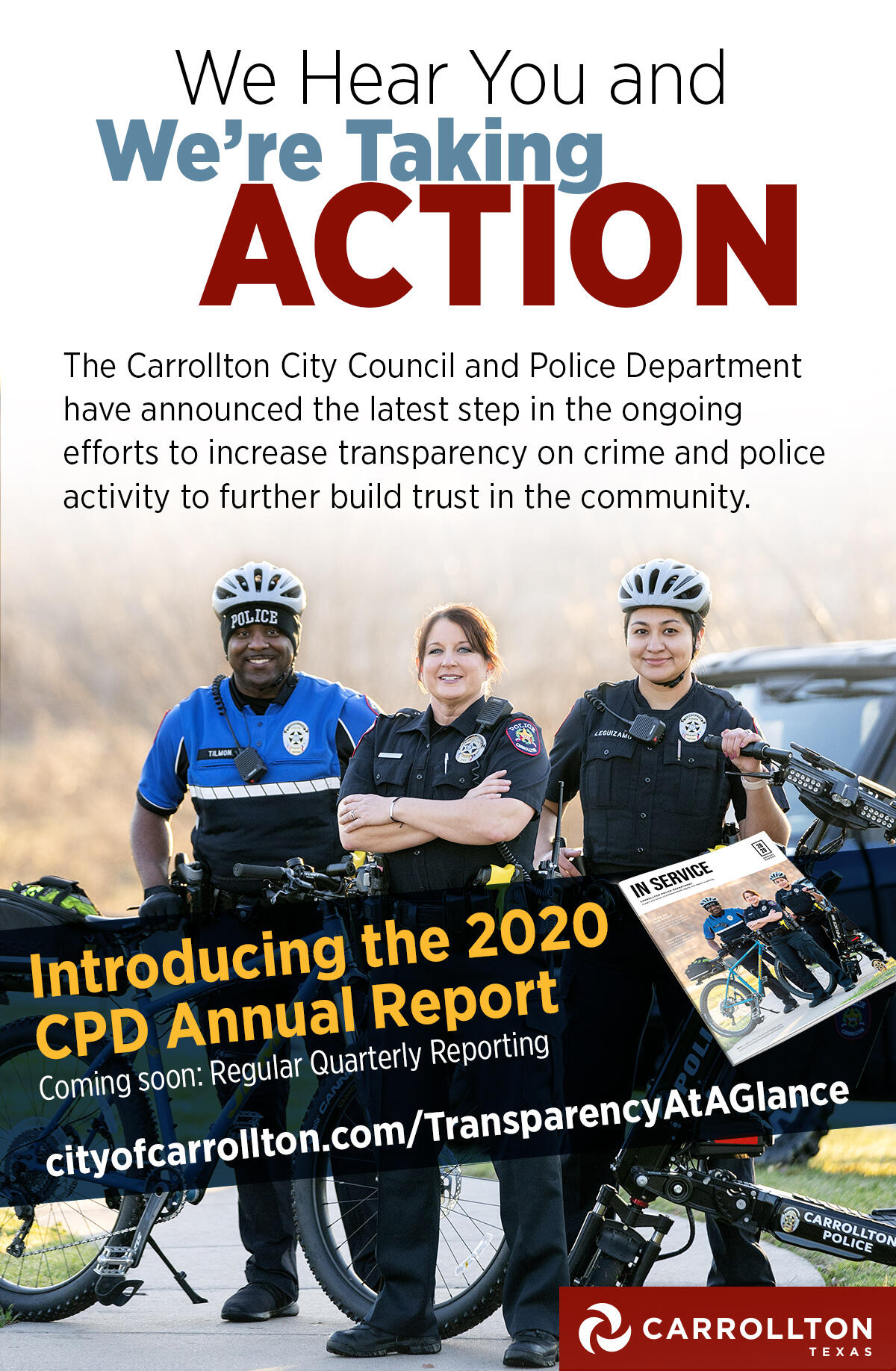 Introducing the Carrollton Police Department 2020 Annual Report