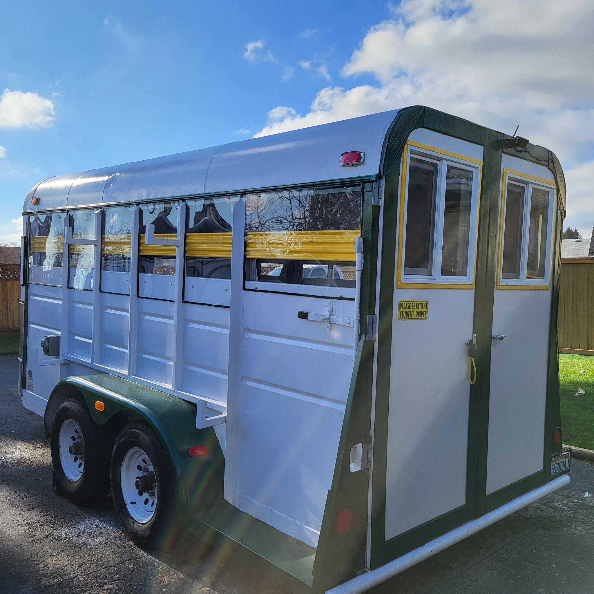 Price Reduced! Repurposed Horse Trailer Made For Cargo And Camping! for