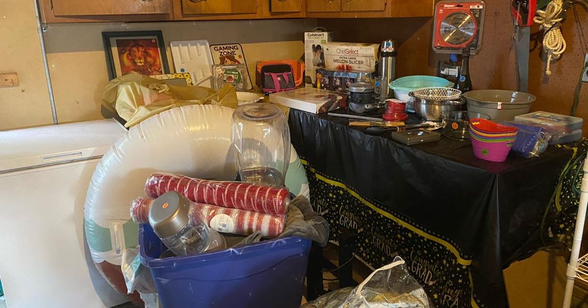 Garage sale! 7960 Orion Path, Liverpool for 1234 in Liverpool, NY