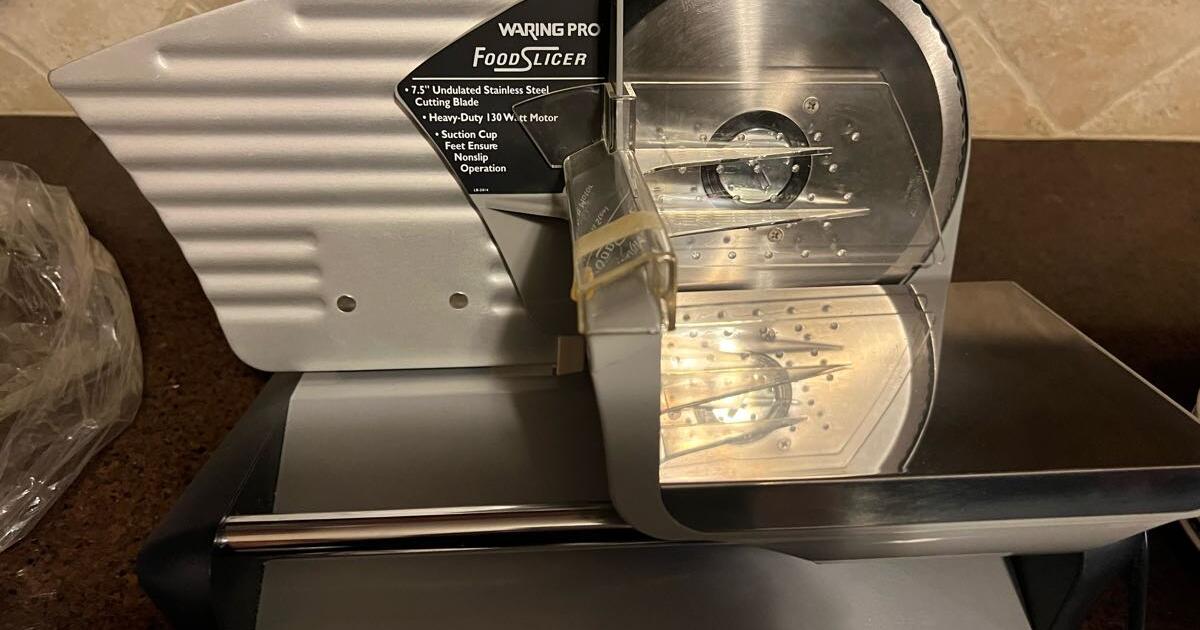 Waring pro food slicer for 90 in Freehold, NJ For Sale & Free — Nextdoor