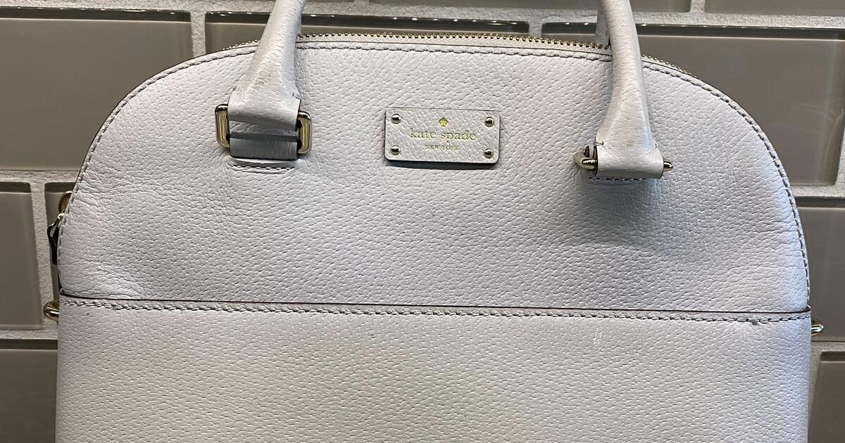 KATE SPADE Leather Satchel Bag J183 Grey for $55 in Chandler, AZ | For ...