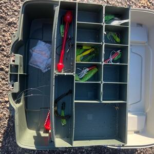 Fishing Tackle Box with Lures