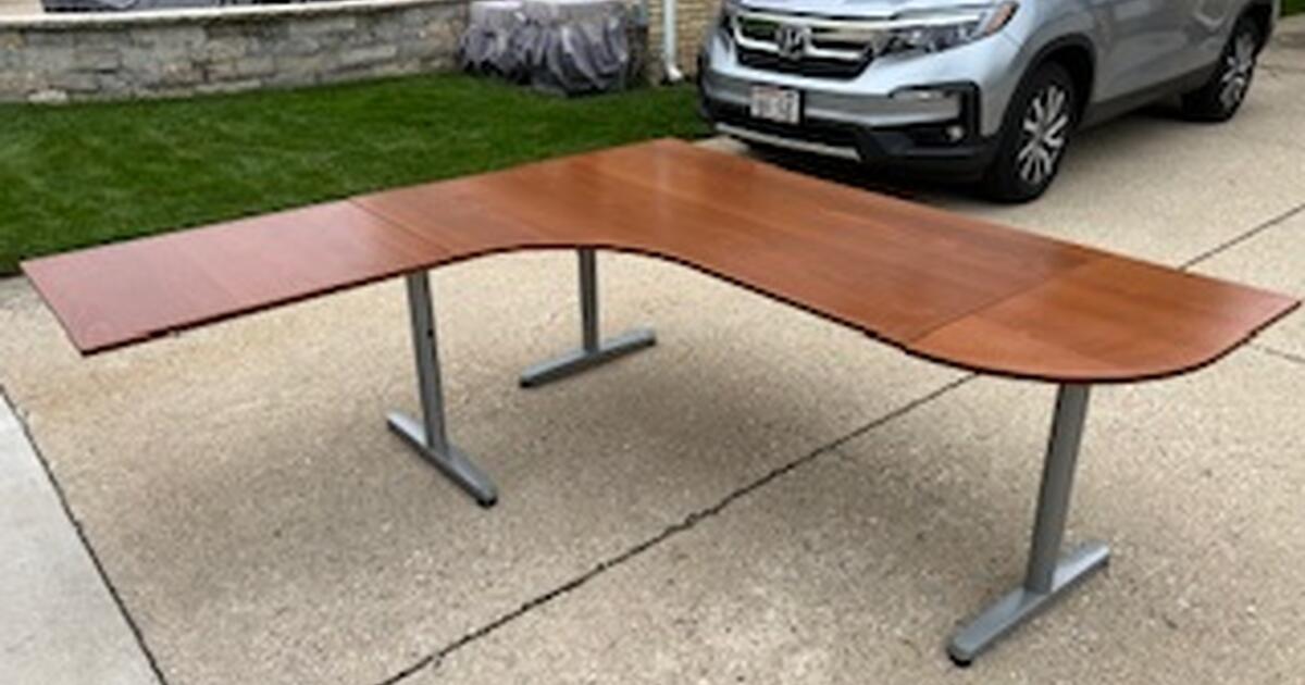 IKEA Galant Corner Desk with Extensions 18222 for 105 in Wauwatosa