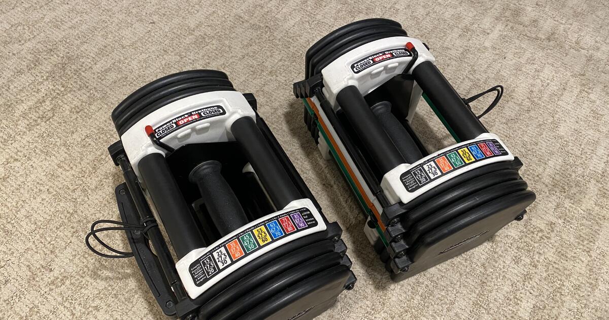 Powerblock Urethane EXP Adjustable Dumbbells for 300 in Denver, CO For Sale & Free — Nextdoor