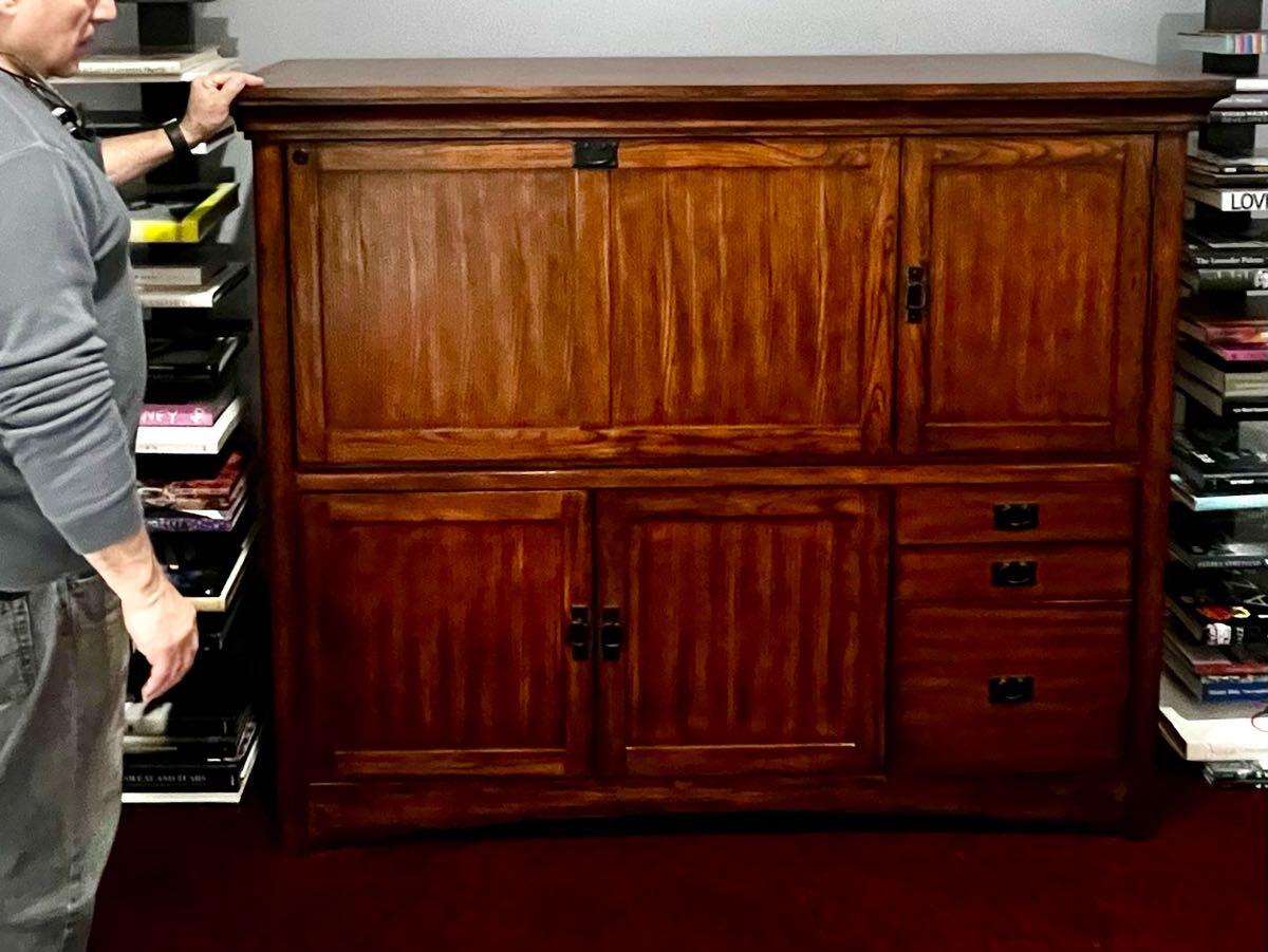 Oak Room and Board Armoire for 325 in Port Ludlow, WA For Sale