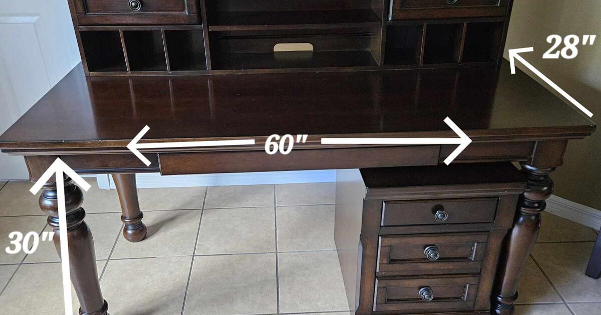 Ashley Furniture Porter Desk with Hutch & File for 250 in