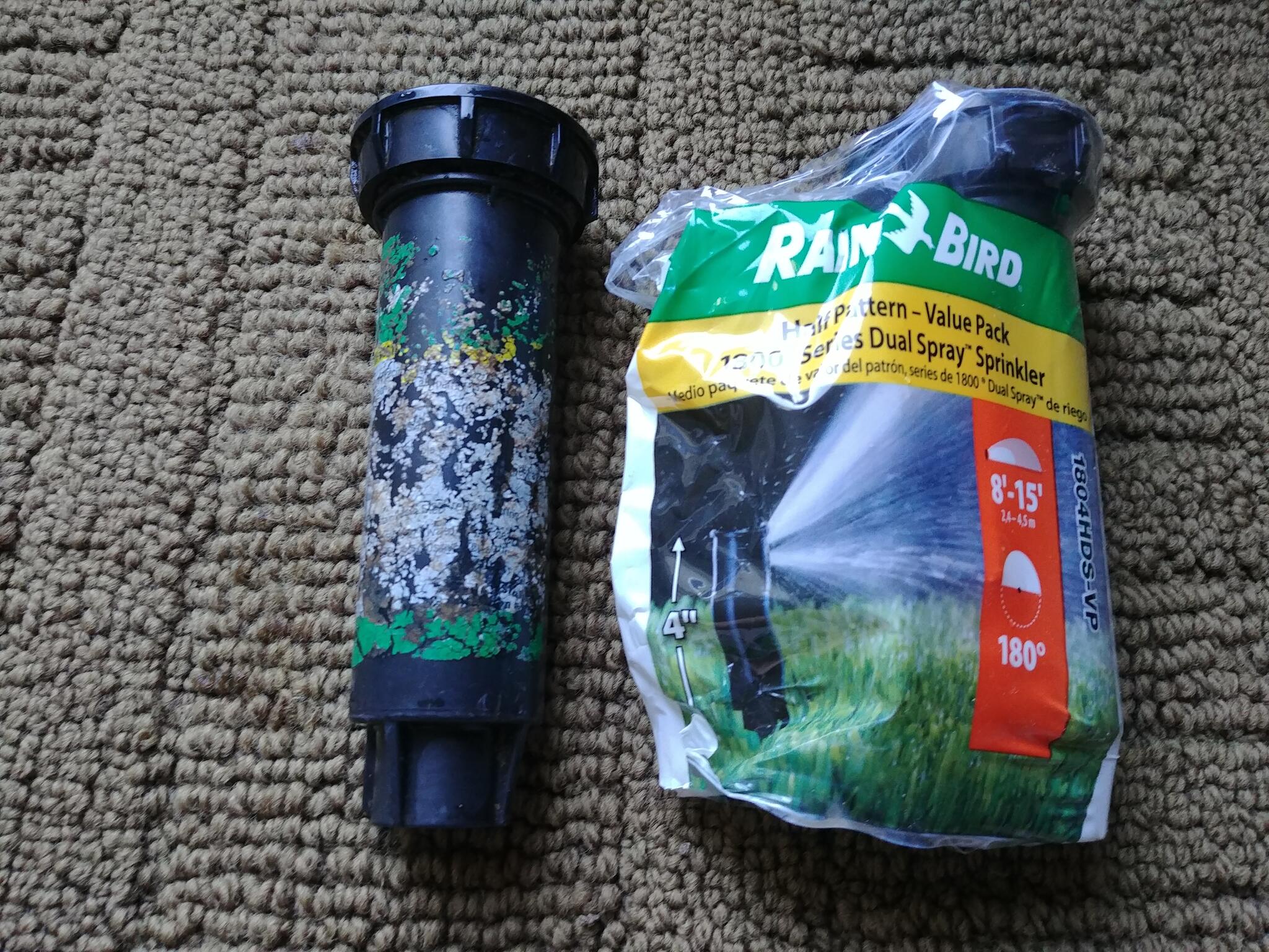 YES, AVAILABLE! ALL FOR 5.00! RAIN BIRD SPRINKLERS & VALVE COVER for