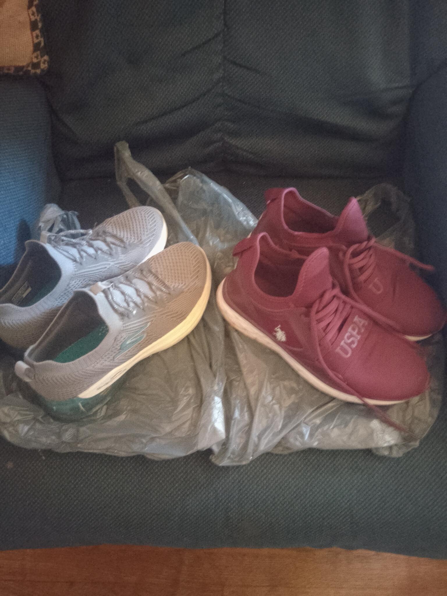 Two Pairs of Sneakers 5.00 FOR BOTH. GOOD SHAPE