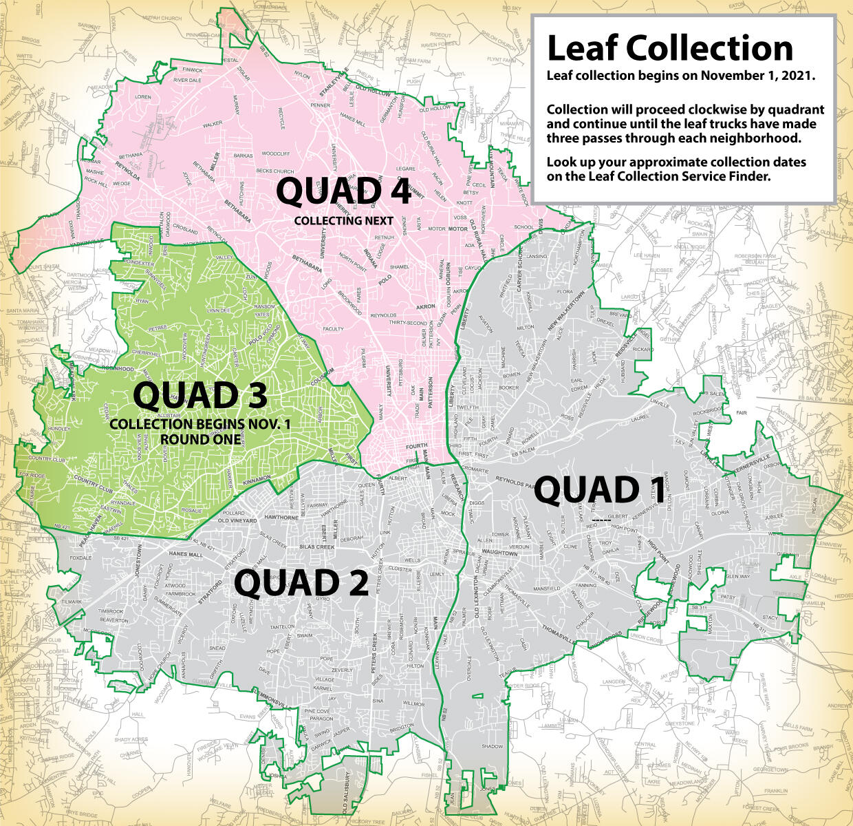 City Leaf Collection (City of WinstonSalem) — Nextdoor — Nextdoor