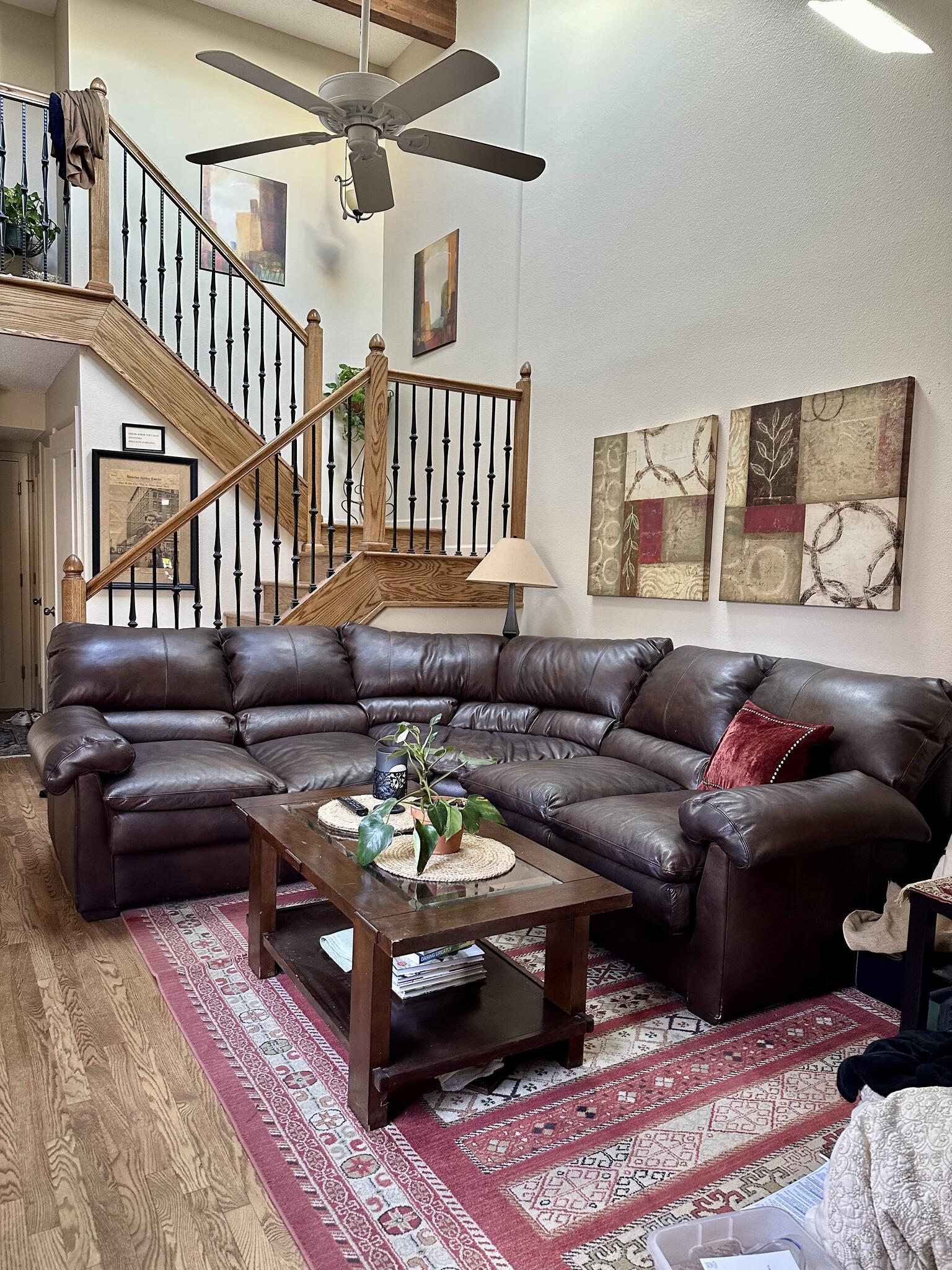 HIGH END, TOP OF THE LINE LEATHER SOFA/SECTIONAL for 1400 in