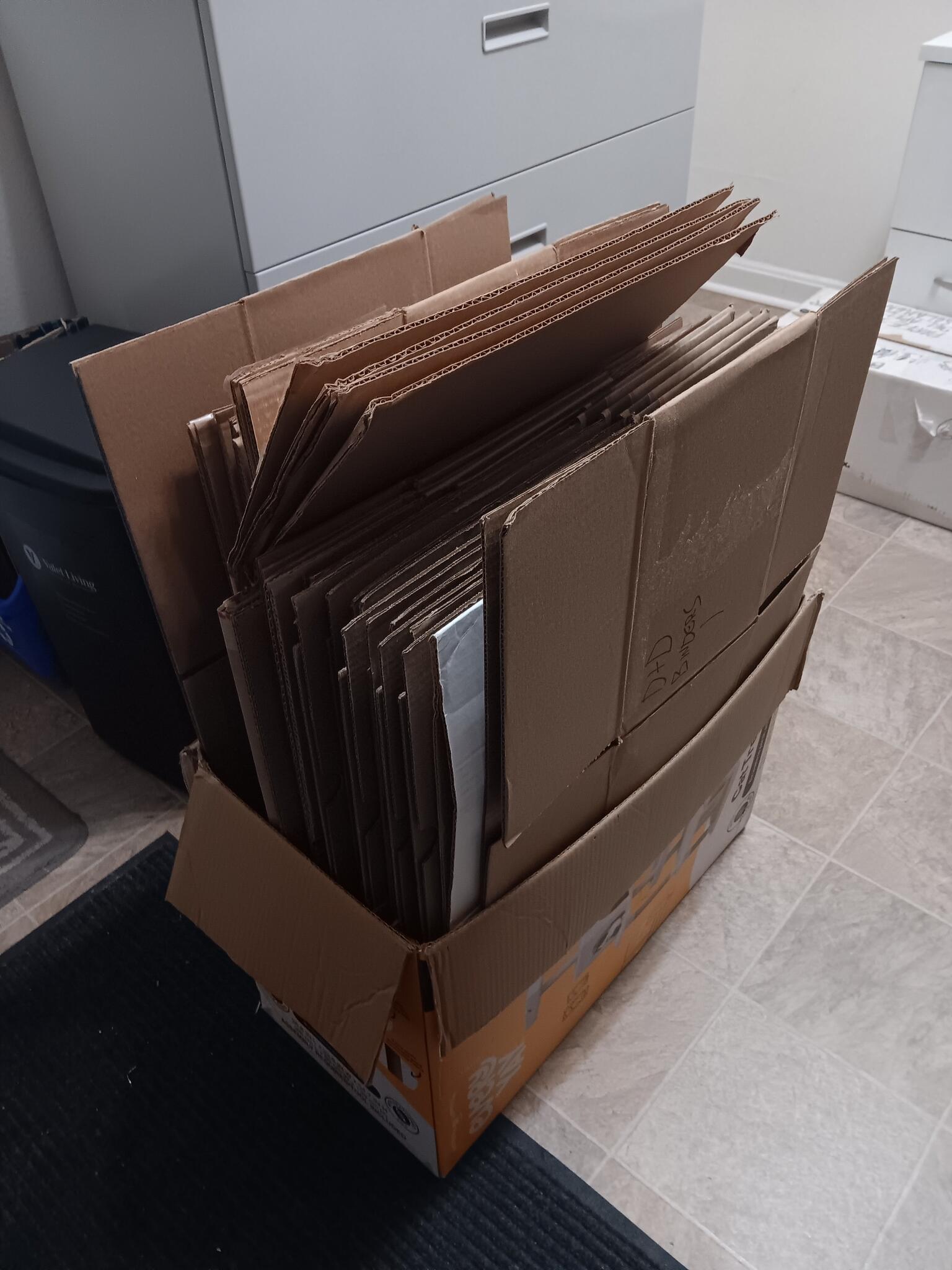 Banker Boxes & Cardboard Boxes (PENDING PICKUP) for Free in ...