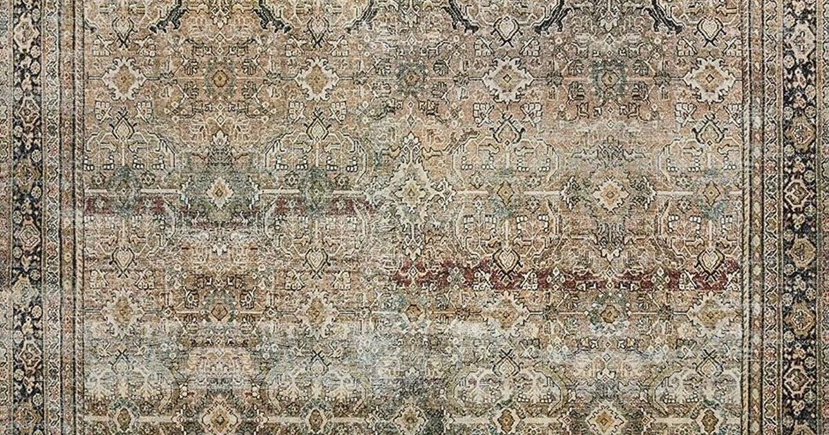 Loloi II Layla Collection LAY03 Olive/Charcoal rug 9x12. for 200 in