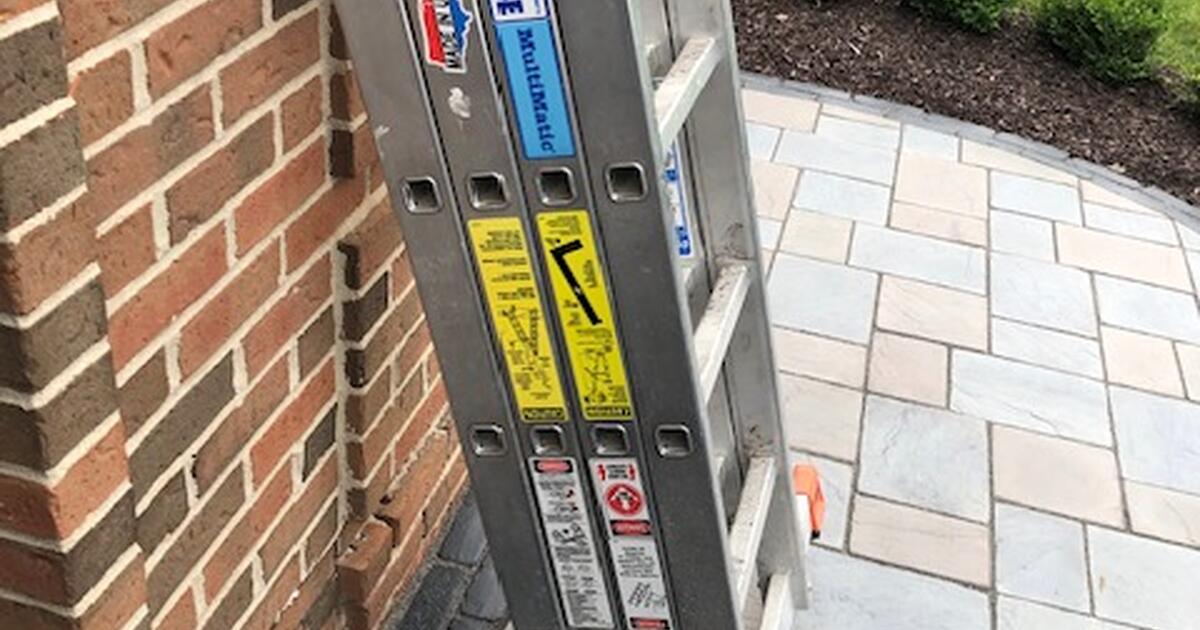 Krause Multimatic 16 FT Articulating Aluminum Ladder Model 121499 for