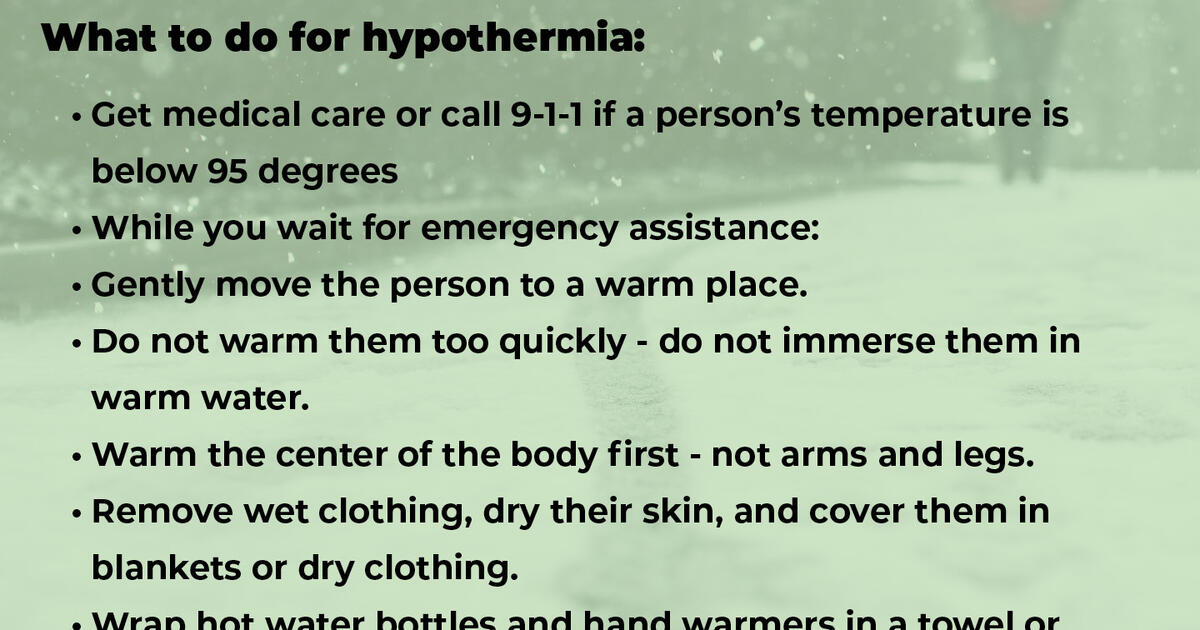 These freezing, cold temperatures can be dangerous. — Nextdoor