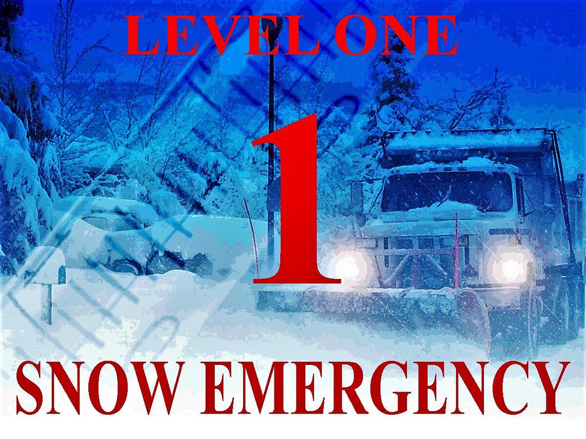 Level 1 Snow Emergency (Hamilton County Emergency Management