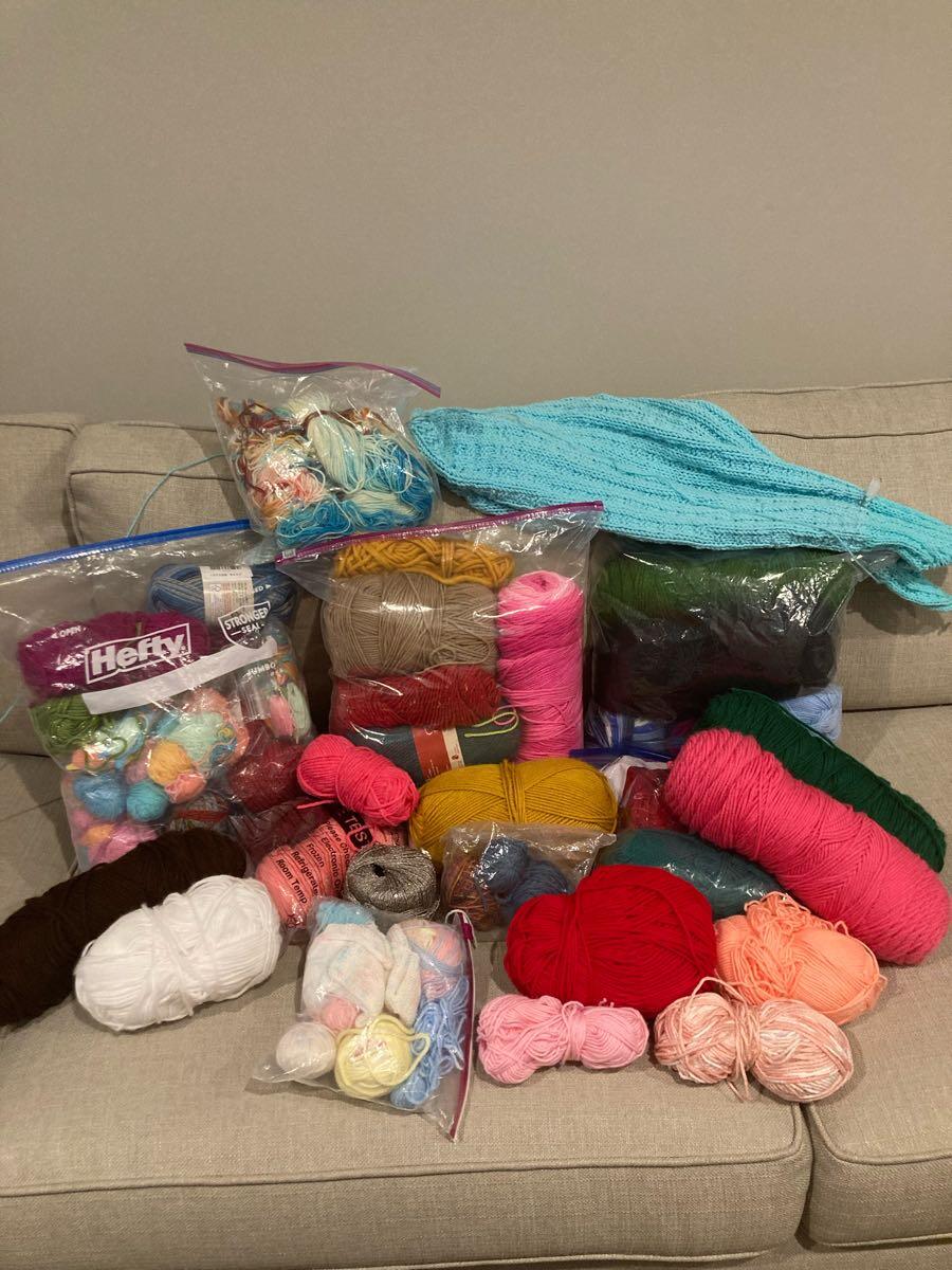A great stash of yarn for Free in Knoxville, TN For Sale & Free
