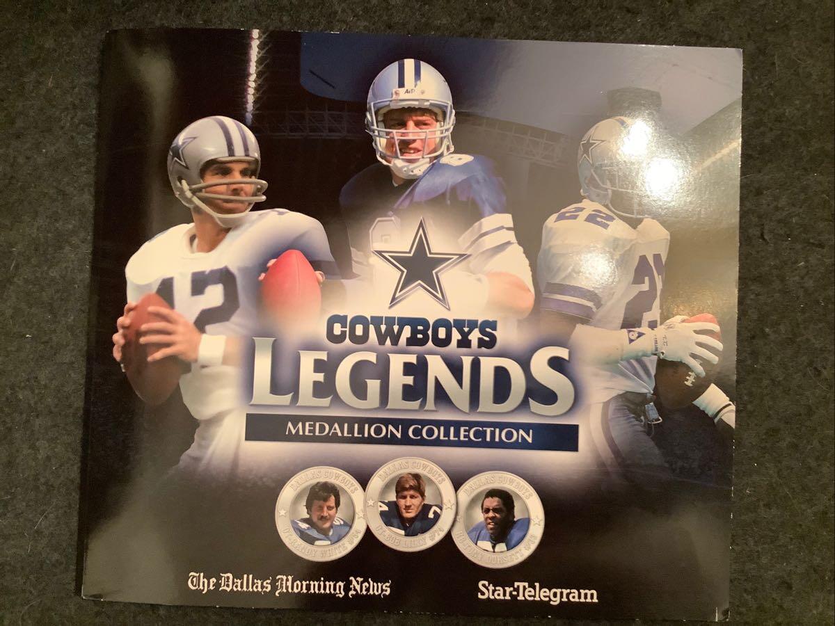 Dallas Cowboys Legends Medallion Collection 22 in the Set 