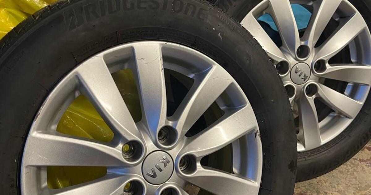 Set of 4 tires on rims for 500 in Anchorage, AK For Sale & Free