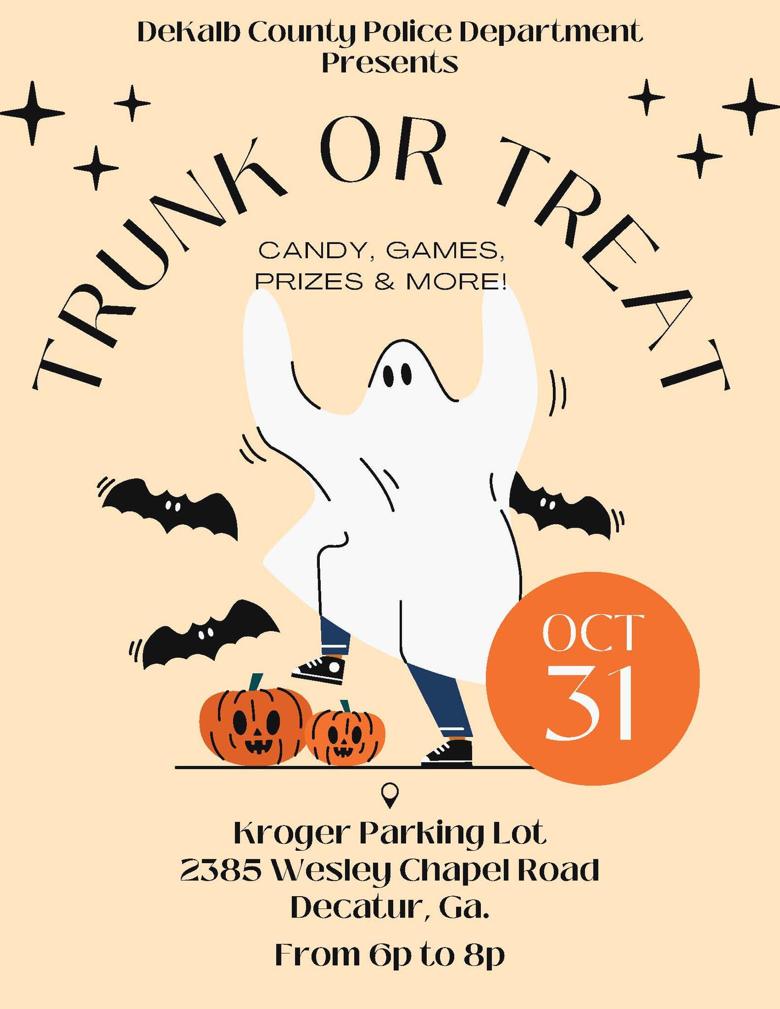 DeKalb County Community Policing Unit to Host TrunkorTreat (DeKalb