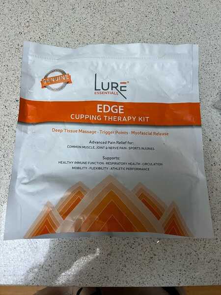 LURE Essentials Edge Cupping Therapy Set - Cupping Kit for Massage