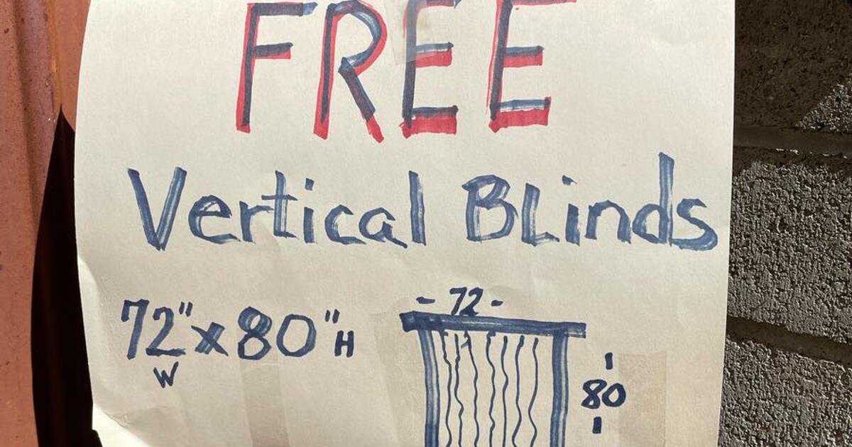 VERTICAL BLINDS in Tucson, AZ For Sale & Free — Nextdoor