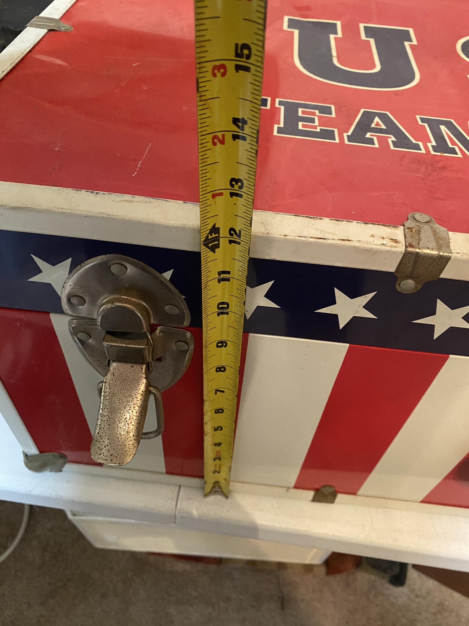 Vintage 1983 Joshua Enterprises USA Team Locker Trunk Limited