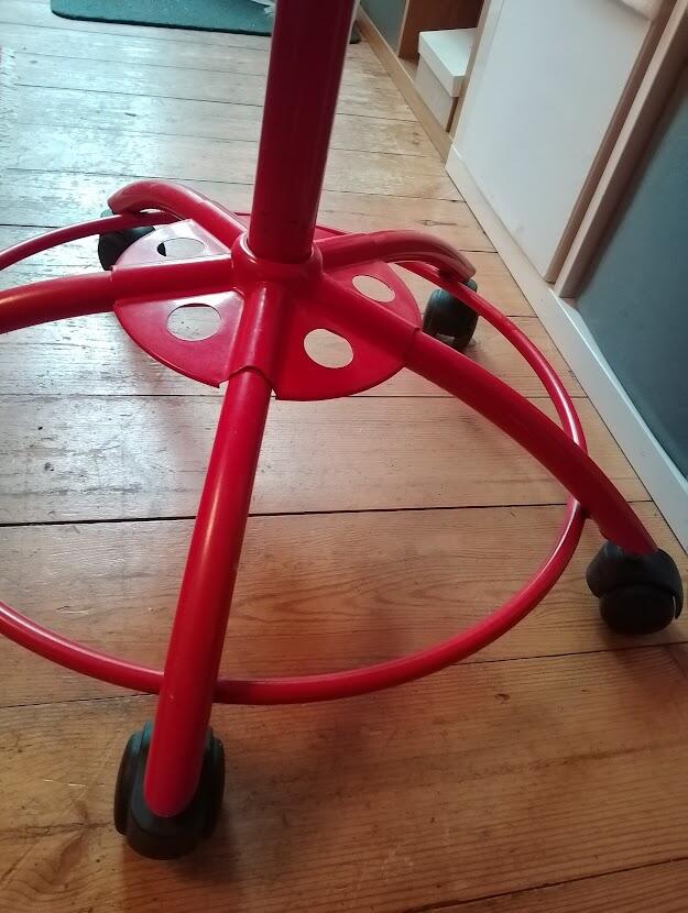 Ikea Red Tractor Chair Saddle Seat Swivel Stool Voor £10 In London