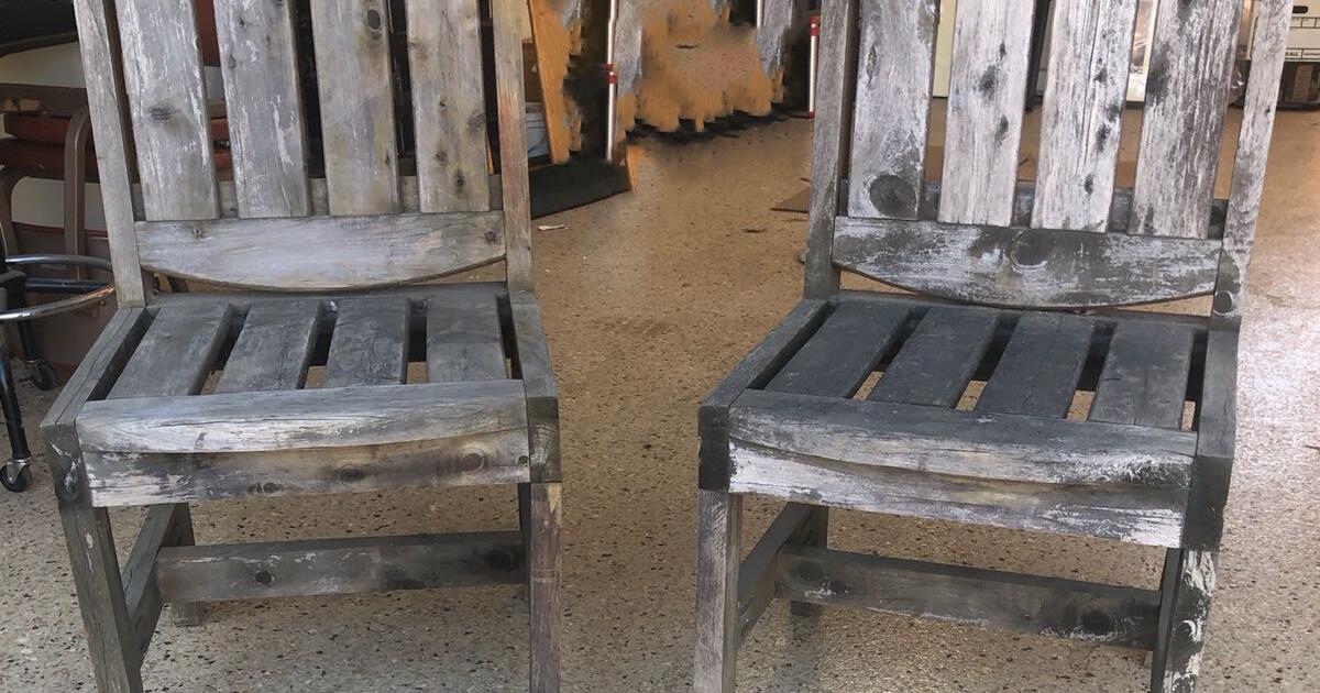 Southwest distressed wood chairs for 65 in Indian Wells, CA For Sale