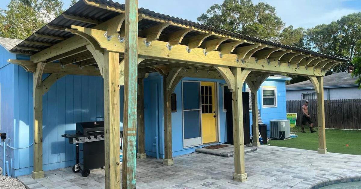 Custom Pergola/Gazebo/Porch for Free in Gulfport, FL For Sale & Free
