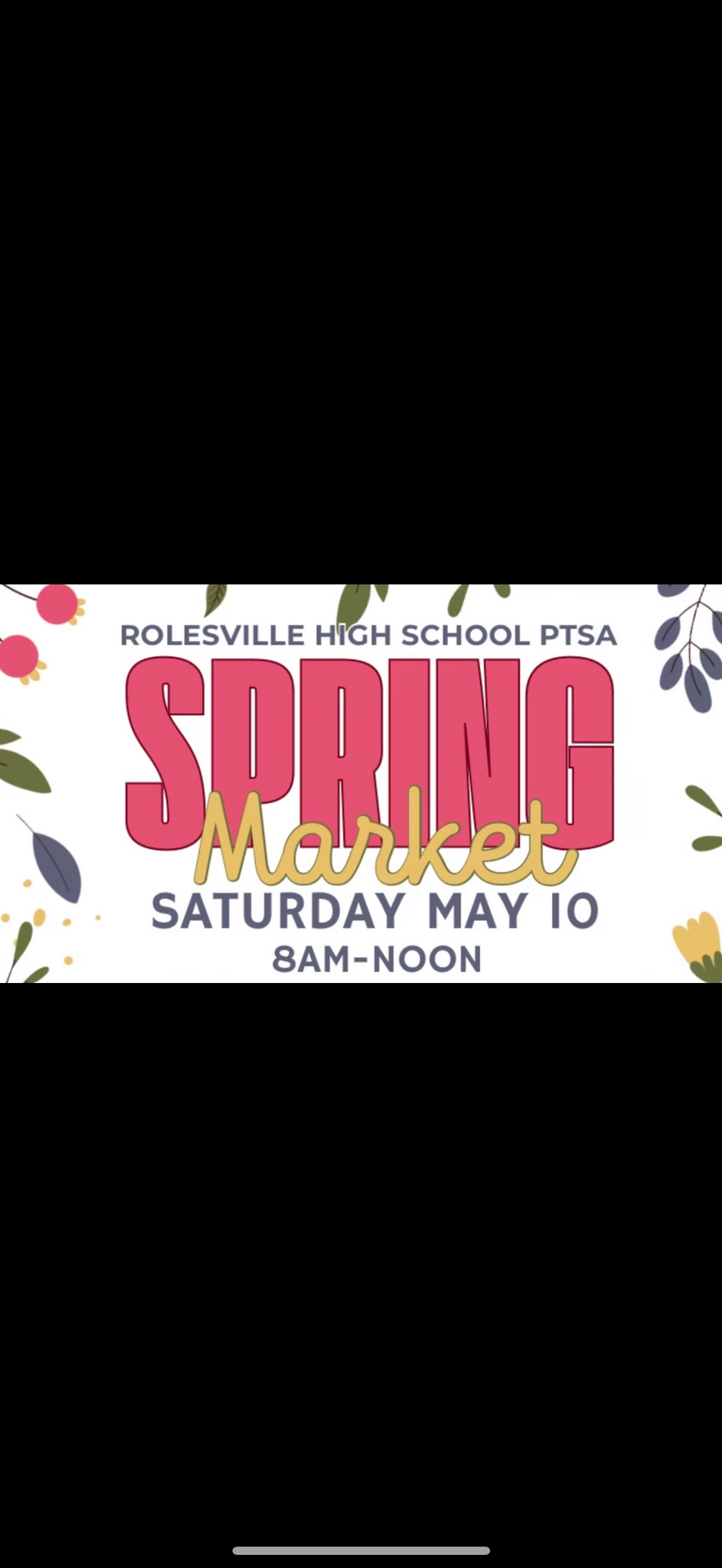 Rolesville High School PTSA Spring Market